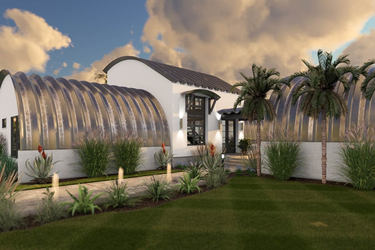 Plan 16931WG: Innovative 3-Bed Quonset Hut Barndominium House Plan with Loft Space - 2490 Sq Ft - Image #15 - Barndominium, Contemporary, Mediterranean