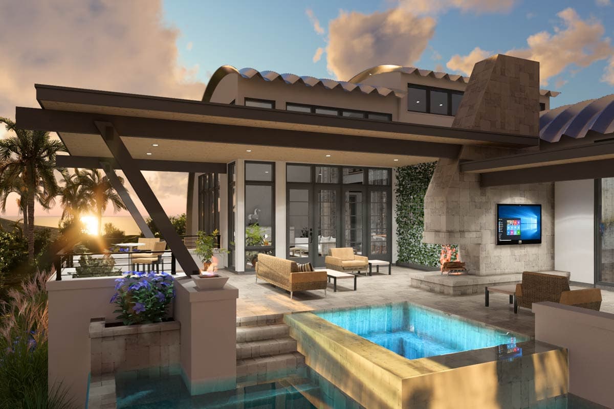 Plan 16931WG: Innovative 3-Bed Quonset Hut Barndominium House Plan with Loft Space - 2490 Sq Ft - Image #25 - Barndominium, Contemporary, Mediterranean