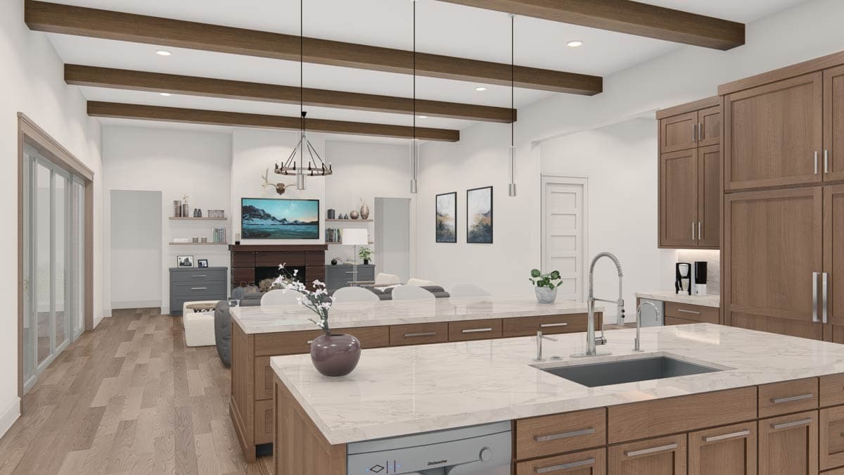 Plan 25445TF: 4-Bed Craftsman House Plan with Optionally Finished Bonus Room - 5092 Sq Ft - Image #17 - Country, Craftsman, New American