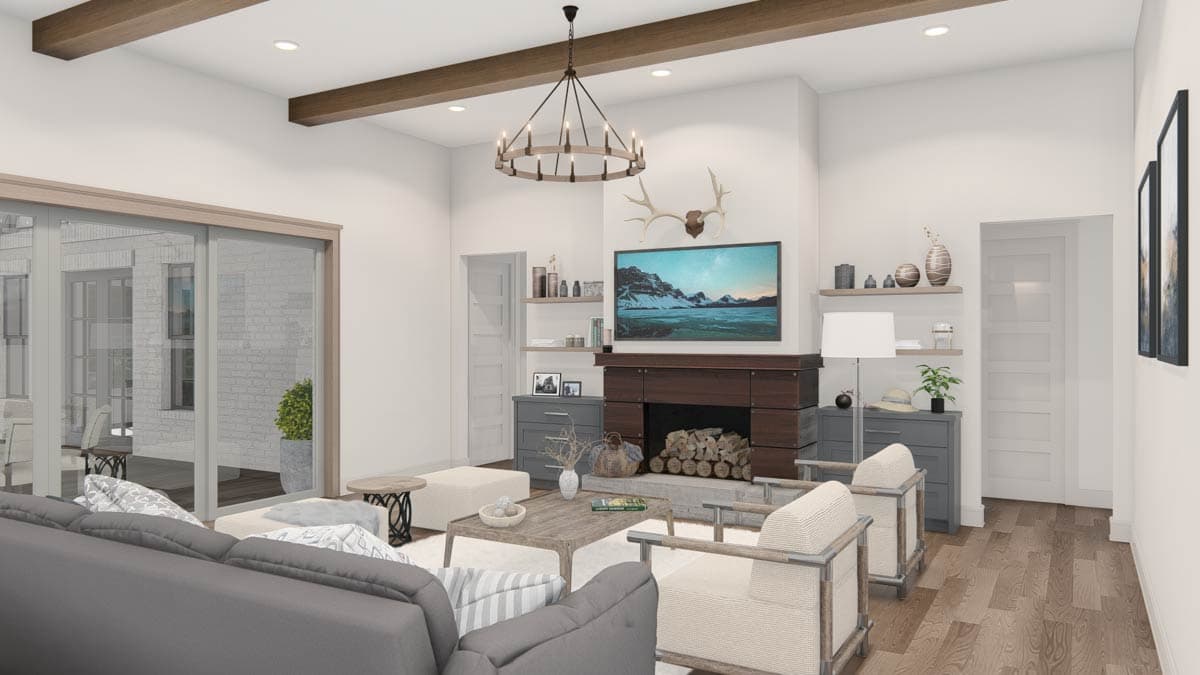 Plan 25445TF: 4-Bed Craftsman House Plan with Optionally Finished Bonus Room - 5092 Sq Ft - Image #22 - Country, Craftsman, New American