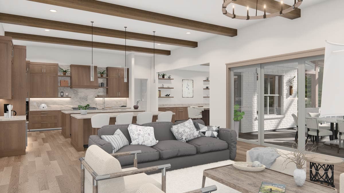 Plan 25445TF: 4-Bed Craftsman House Plan with Optionally Finished Bonus Room - 5092 Sq Ft - Image #23 - Country, Craftsman, New American