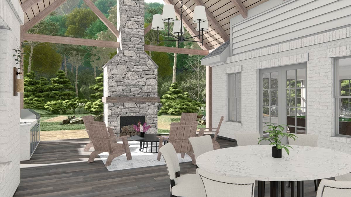 Plan 25445TF: 4-Bed Craftsman House Plan with Optionally Finished Bonus Room - 5092 Sq Ft - Image #26 - Country, Craftsman, New American