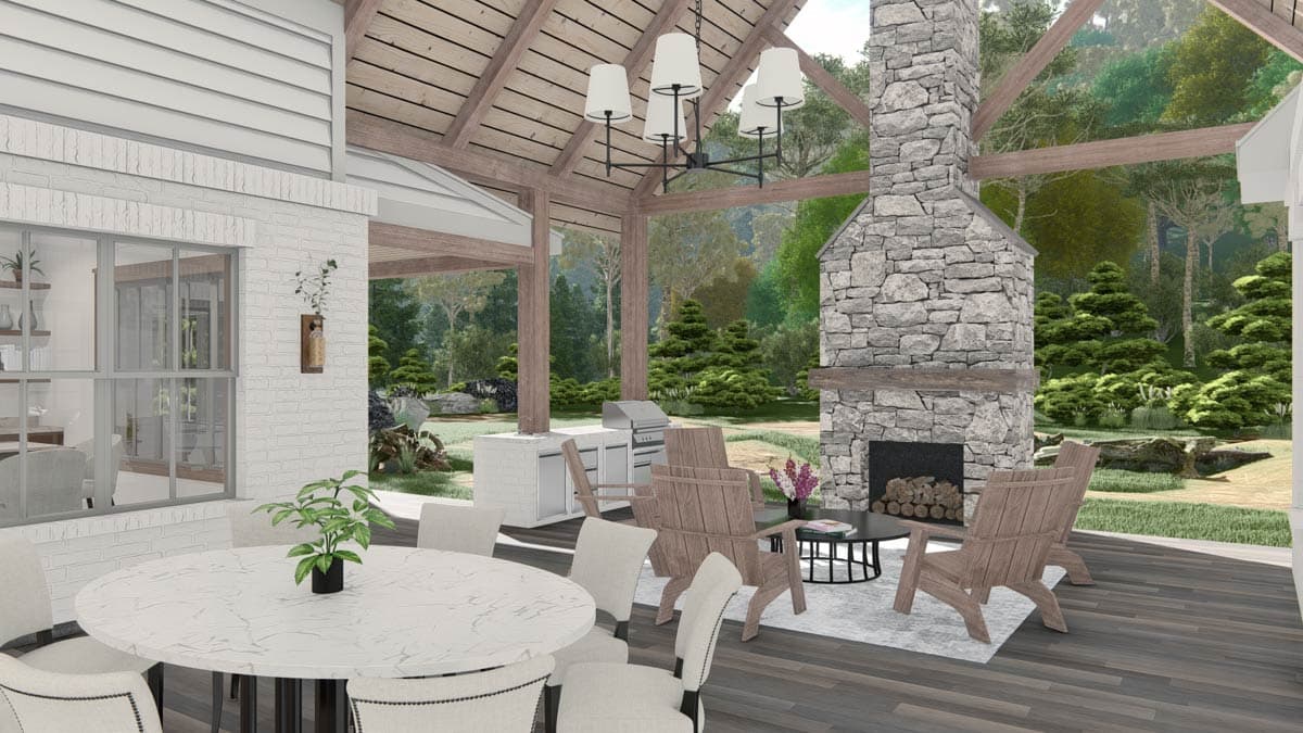 Plan 25445TF: 4-Bed Craftsman House Plan with Optionally Finished Bonus Room - 5092 Sq Ft - Image #27 - Country, Craftsman, New American