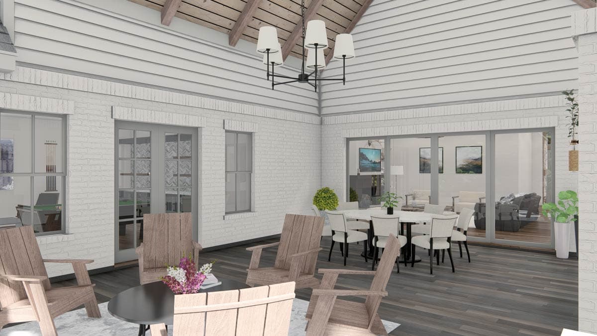 Plan 25445TF: 4-Bed Craftsman House Plan with Optionally Finished Bonus Room - 5092 Sq Ft - Image #29 - Country, Craftsman, New American