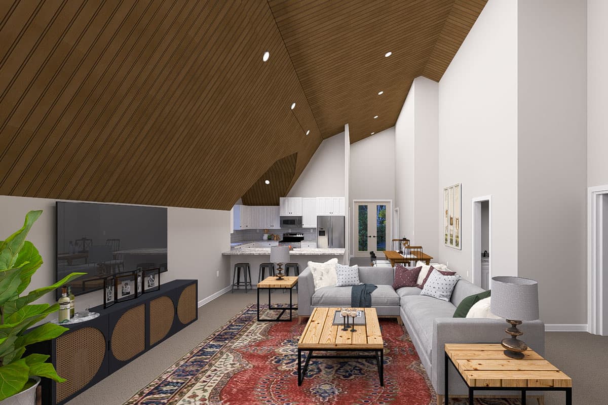 Plan 61536UT: 3-Bed Barndominium House Plan with Home Office - 2984 Sq Ft - Image #9