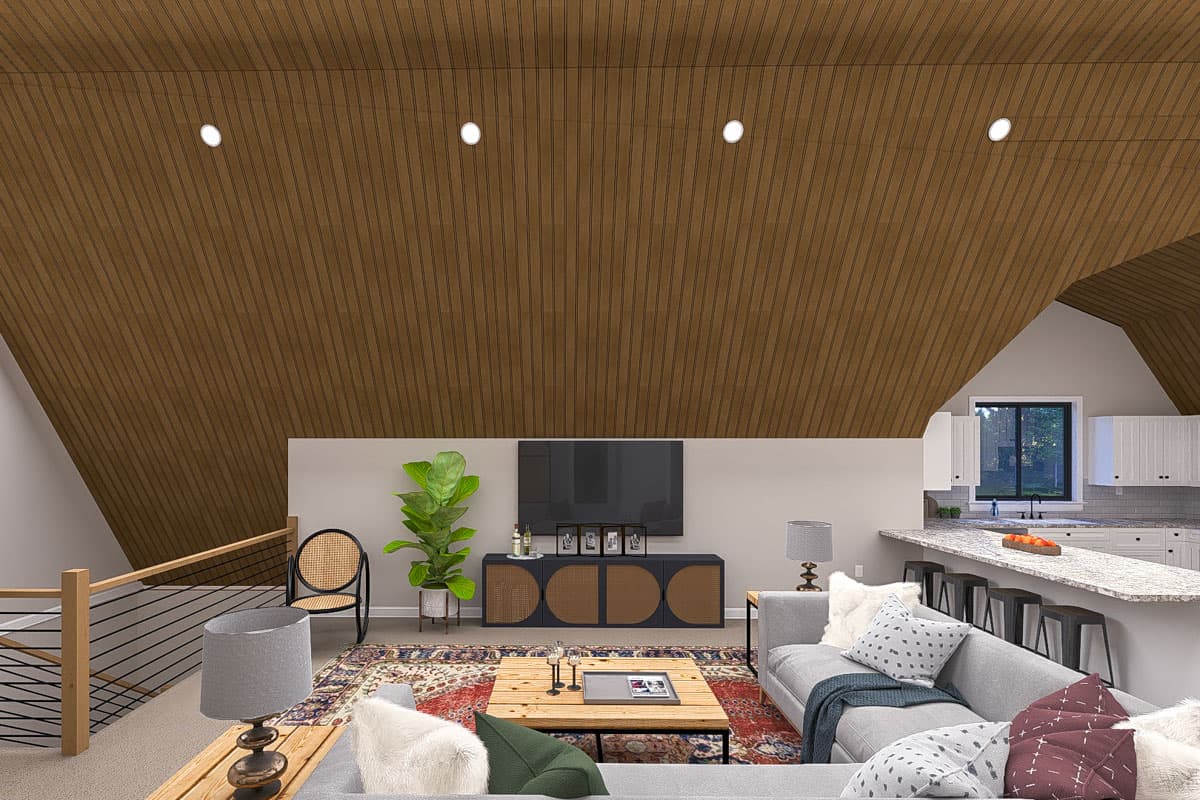 Plan 61536UT: 3-Bed Barndominium House Plan with Home Office - 2984 Sq Ft - Image #10