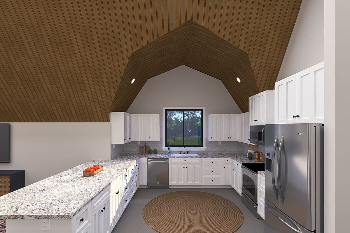 Plan 61536UT: 3-Bed Barndominium House Plan with Home Office - 2984 Sq Ft - Image #13