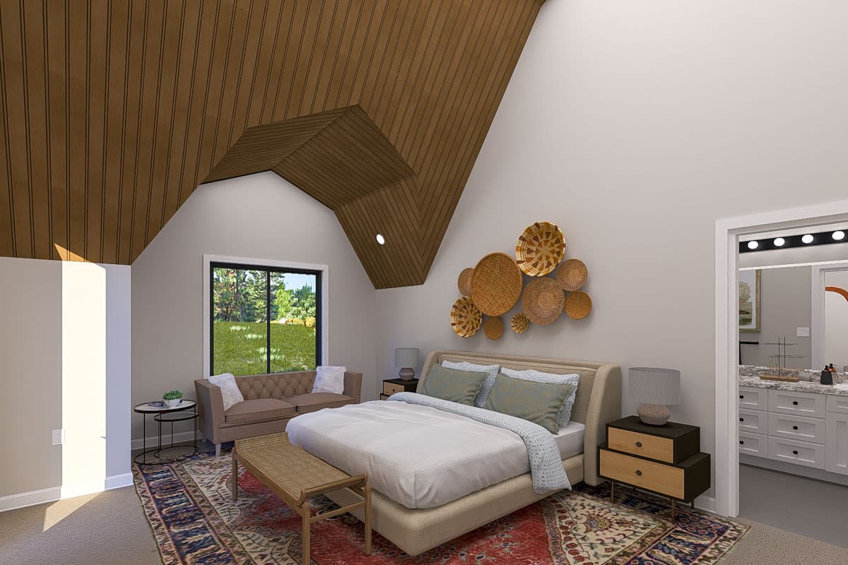 Plan 61536UT: 3-Bed Barndominium House Plan with Home Office - 2984 Sq Ft - Image #15