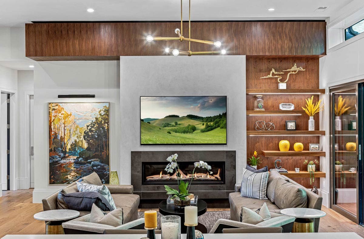 Plan 33264ZR: 3-Bed Contemporary Mountain House Plan with Two Kitchen Islands - 3320 Sq Ft - Image #7 - Contemporary, Mid Century Modern, Modern, Mountain, Ranch
