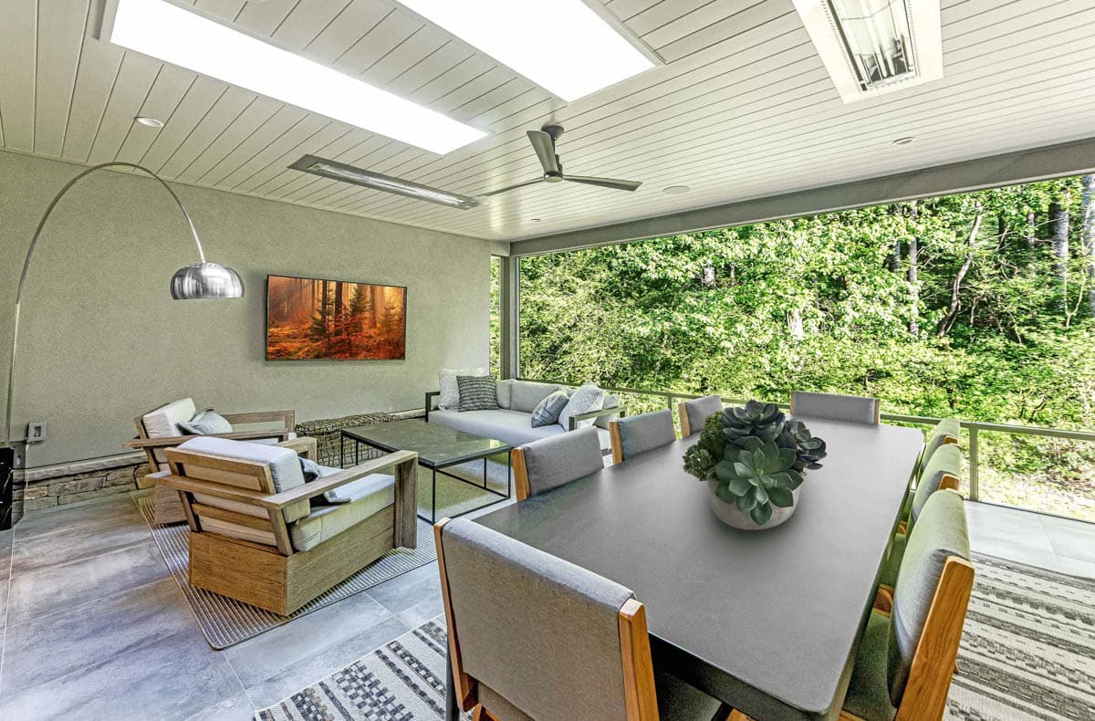 Plan 33264ZR: 3-Bed Contemporary Mountain House Plan with Two Kitchen Islands - 3320 Sq Ft - Image #25 - Contemporary, Mid Century Modern, Modern, Mountain, Ranch