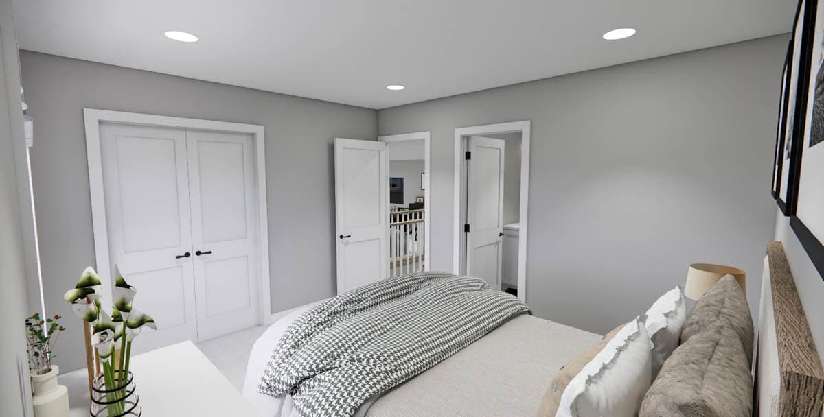 Plan 14837RK: 4-Bed Traditional Craftsman House Plan with Home Office - 2223 Sq Ft - Image #44 - Country, Craftsman, Traditional