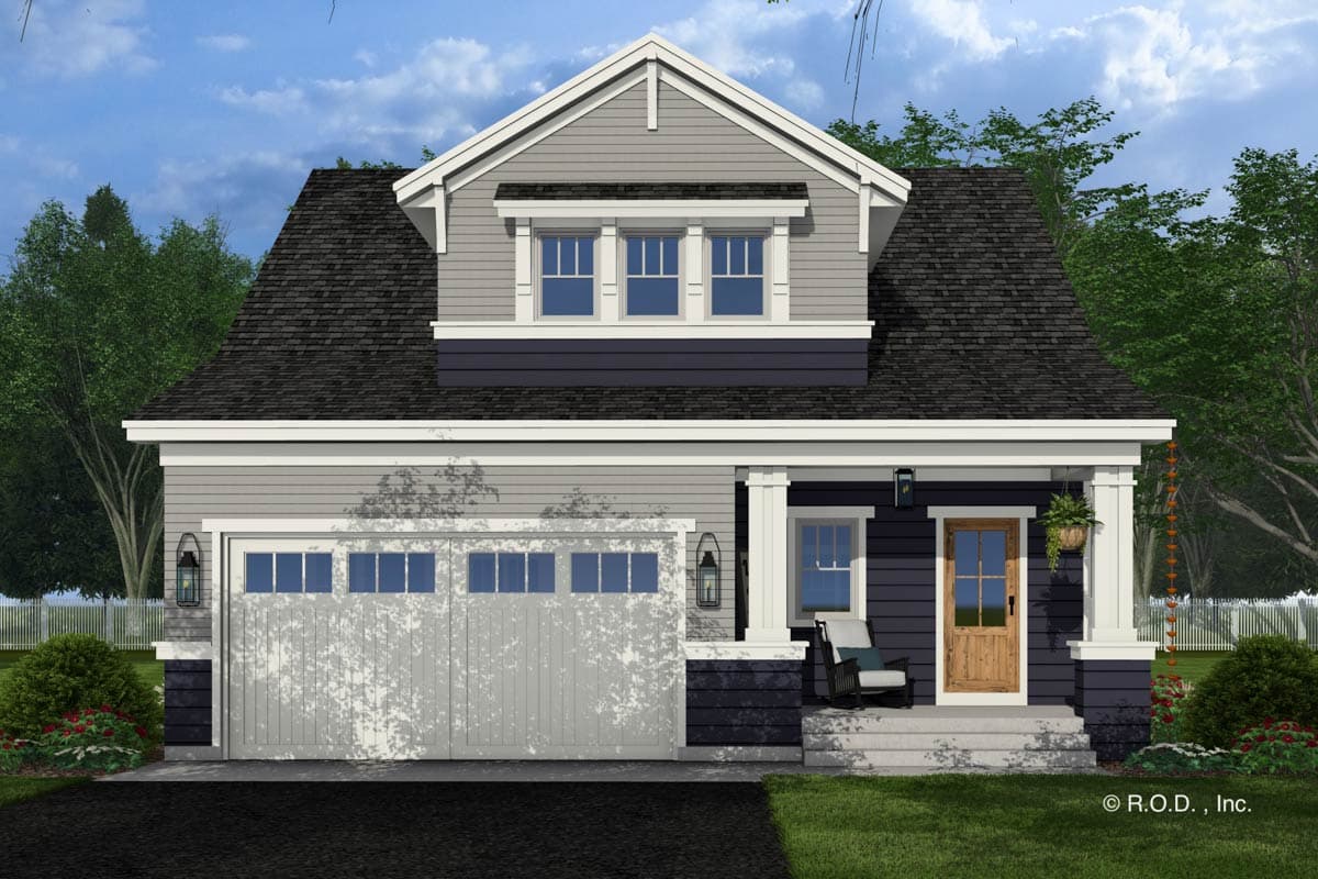 Plan 14838RK: Two-Story Bungalow House Plan with 4 Bedrooms - 2225 Sq Ft - Image #4 - Bungalow, Country, Craftsman, Traditional