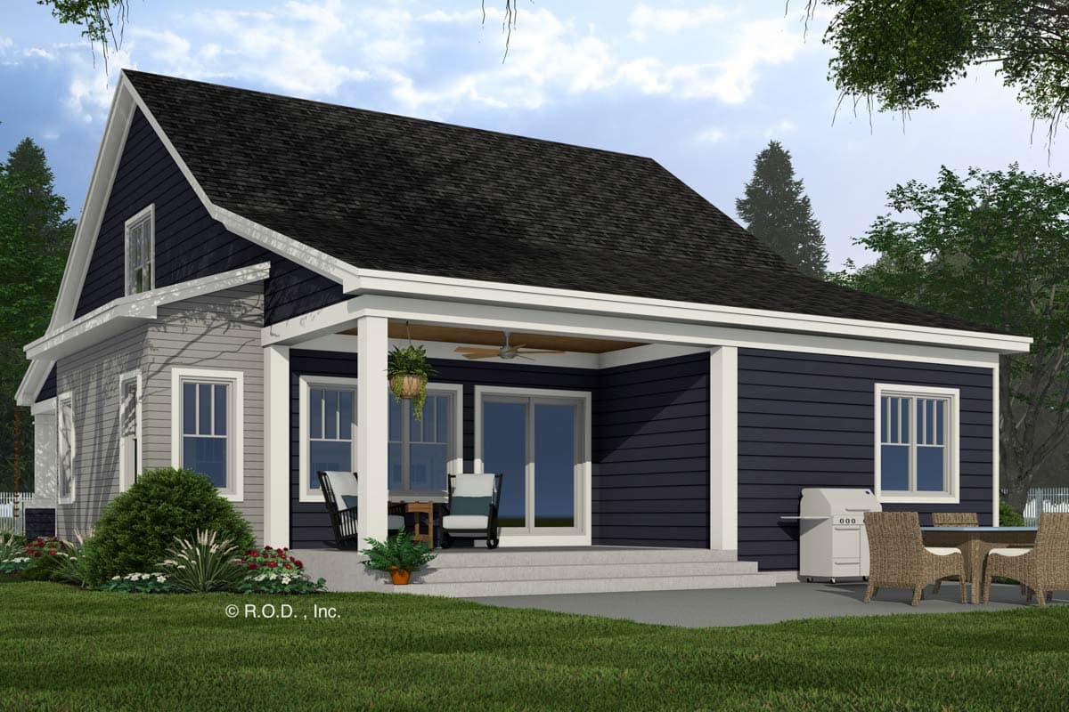 Plan 14838RK: Two-Story Bungalow House Plan with 4 Bedrooms - 2225 Sq Ft - Image #5 - Bungalow, Country, Craftsman, Traditional