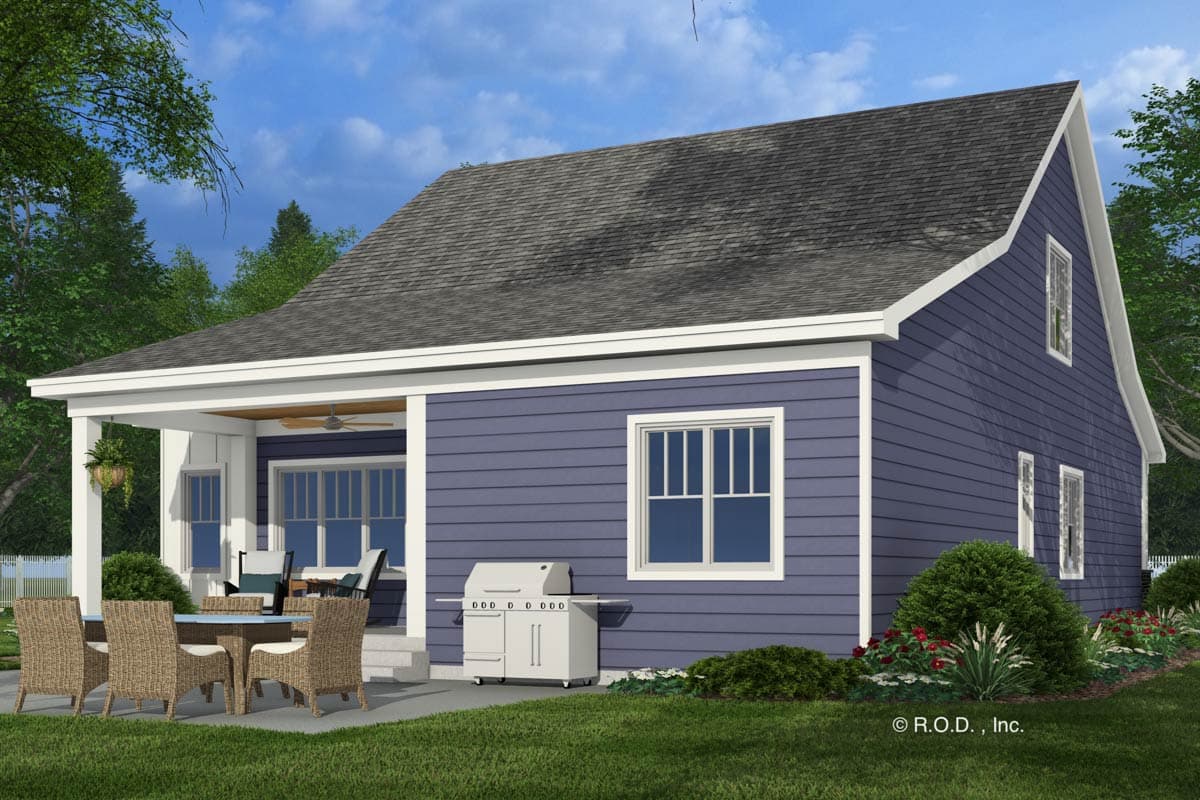 Plan 14839RK: 4-Bed Craftsman House Plan with Upstairs Loft - 2225 Sq Ft - Image #5 - Bungalow, Country, Craftsman, New American