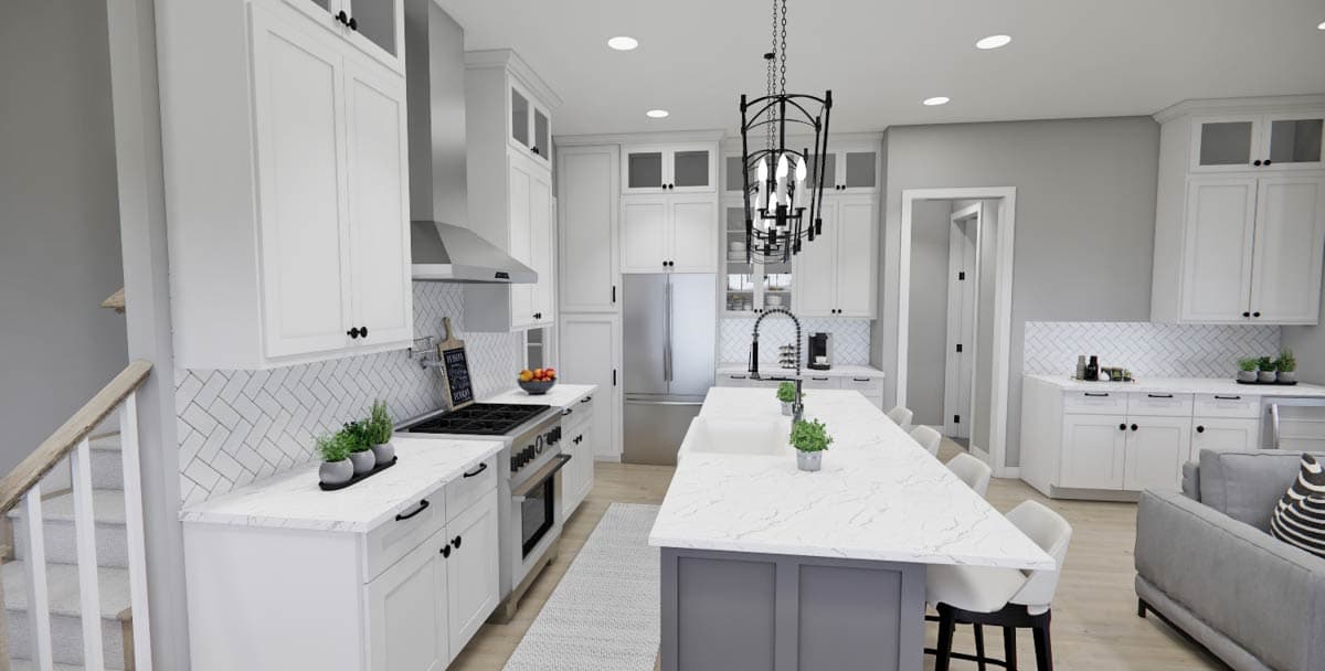 Plan 14839RK: 4-Bed Craftsman House Plan with Upstairs Loft - 2225 Sq Ft - Image #12 - Bungalow, Country, Craftsman, New American