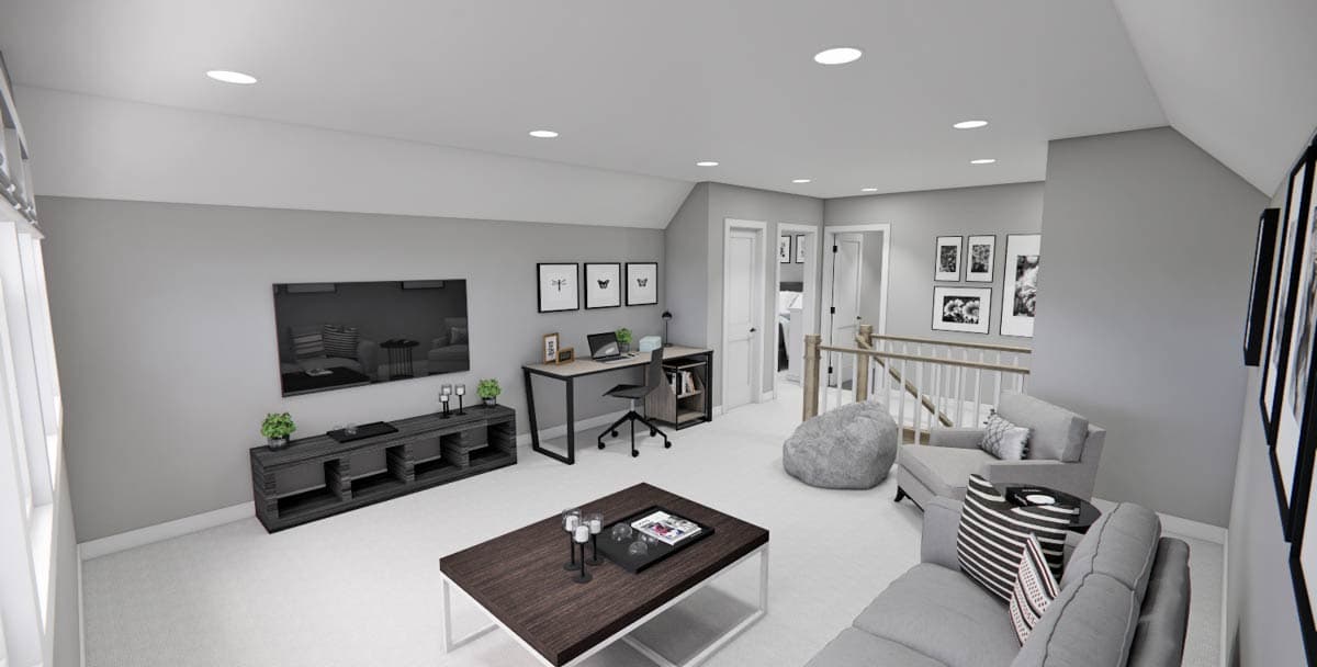 Plan 14839RK: 4-Bed Craftsman House Plan with Upstairs Loft - 2225 Sq Ft - Image #37 - Bungalow, Country, Craftsman, New American