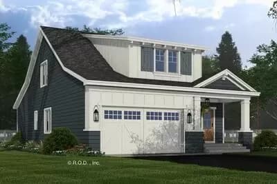 Two-Story Craftsman House Plan with 4 Bedrooms - 2225 Sq Ft