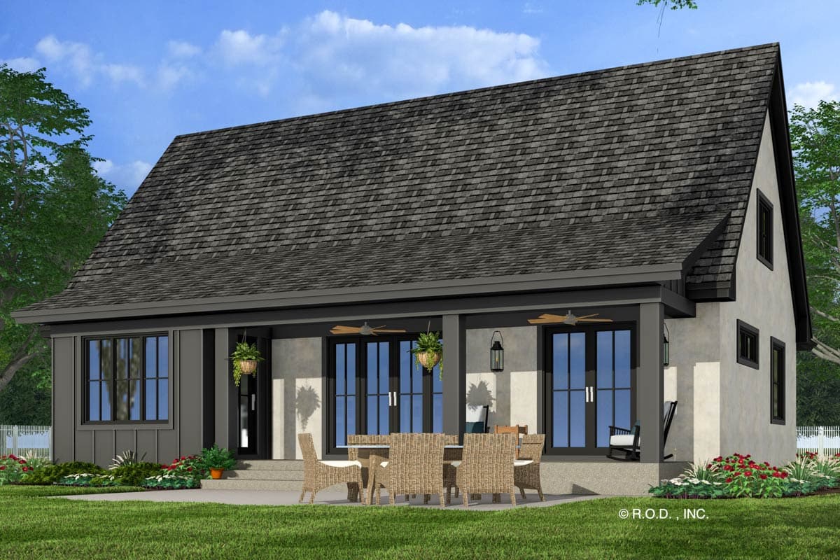 Plan 14841RK: 3-Bed Hill Country House Plan with Rear Outdoor Living - 2451 Sq Ft - Image #5 - Contemporary, Hill Country