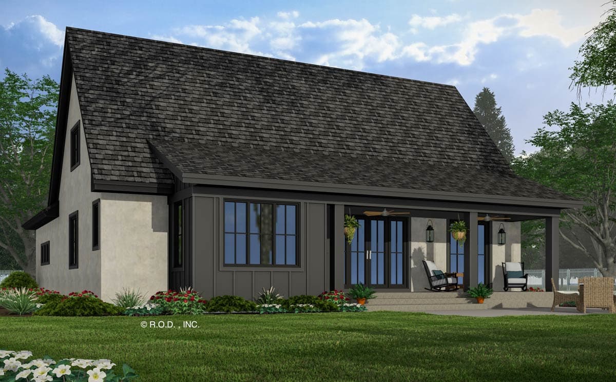 Plan 14841RK: 3-Bed Hill Country House Plan with Rear Outdoor Living - 2451 Sq Ft - Image #6 - Contemporary, Hill Country