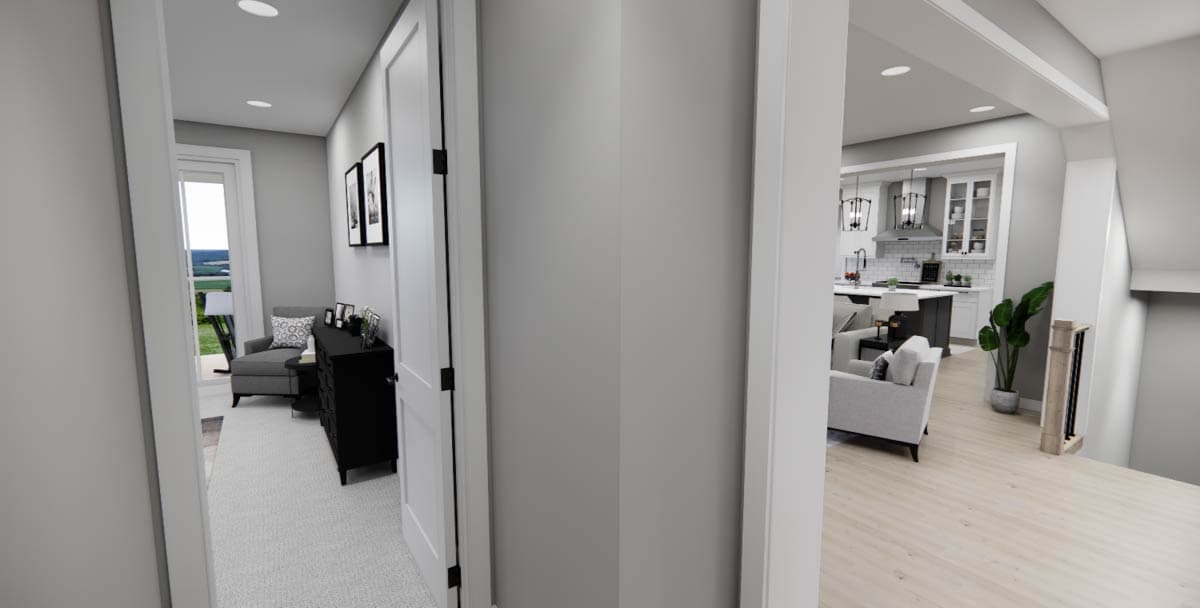 Plan 14843RK: 3-Bed Modern Farmhouse Plan with Loft Above - 2451 Sq Ft - Image #22