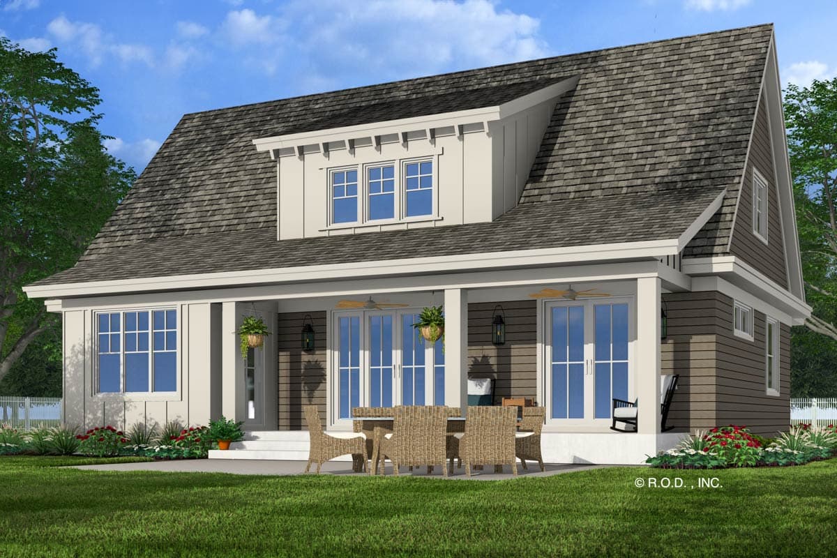 Plan 14846RK: Two-Story Traditional House Plan with 4 Bedrooms - 2588 Sq Ft - Image #6 - Country, Traditional