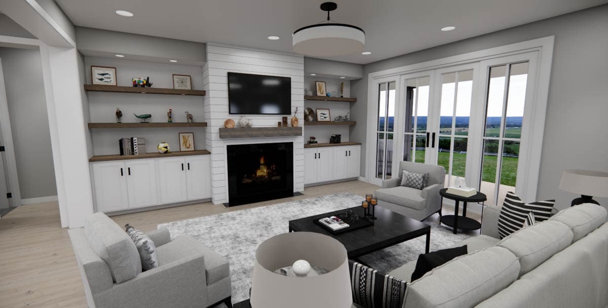 Plan 14846RK: Two-Story Traditional House Plan with 4 Bedrooms - 2588 Sq Ft - Image #10 - Country, Traditional