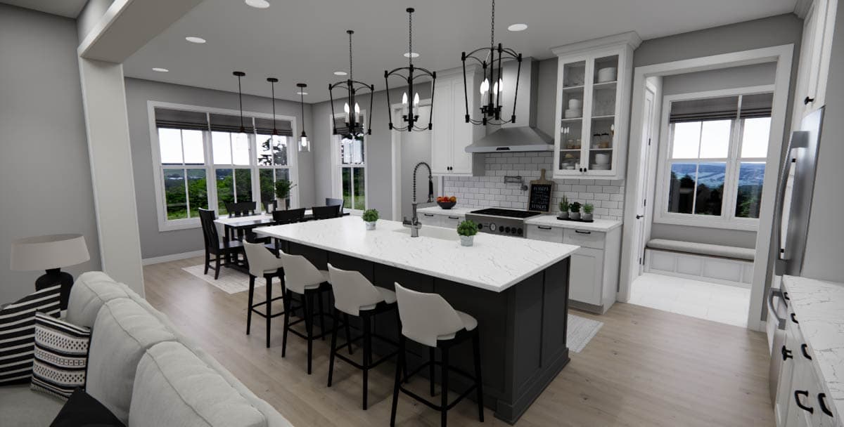 Plan 14846RK: Two-Story Traditional House Plan with 4 Bedrooms - 2588 Sq Ft - Image #11 - Country, Traditional