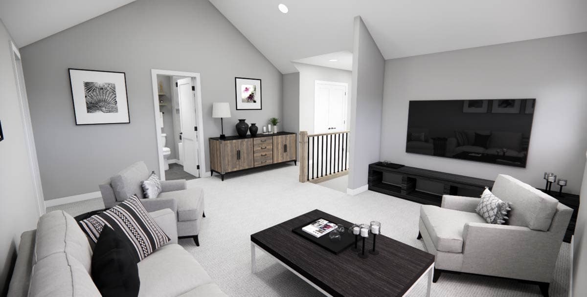 Plan 14847RK: 3-Bed New American House Plan with Loft Above - 2451 Sq Ft - Image #31 - Country, Farmhouse, Modern Farmhouse, New American