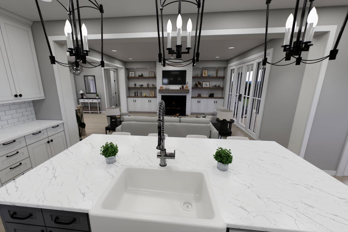 Plan 14847RK: 3-Bed New American House Plan with Loft Above - 2451 Sq Ft - Virtual Tour Cover Image - Country, Farmhouse, Modern Farmhouse, New American