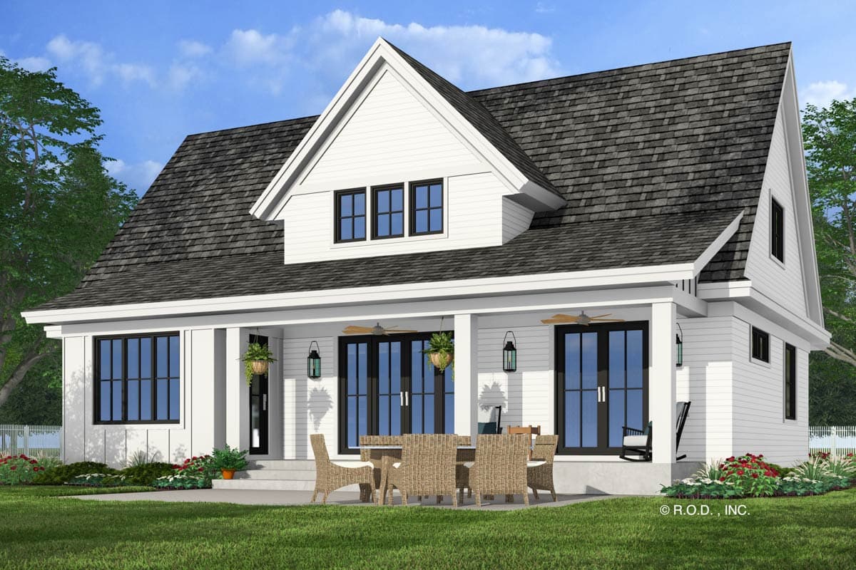Plan 14848RK: 4-Bed New American House Plan with Jack and Jill Bathroom - 2588 Sq Ft - Image #6 - Country, Farmhouse, Modern Farmhouse, New American