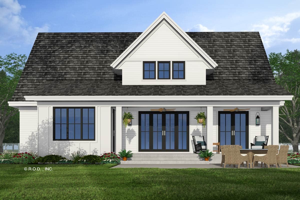 Plan 14848RK: 4-Bed New American House Plan with Jack and Jill Bathroom - 2588 Sq Ft - Image #7 - Country, Farmhouse, Modern Farmhouse, New American