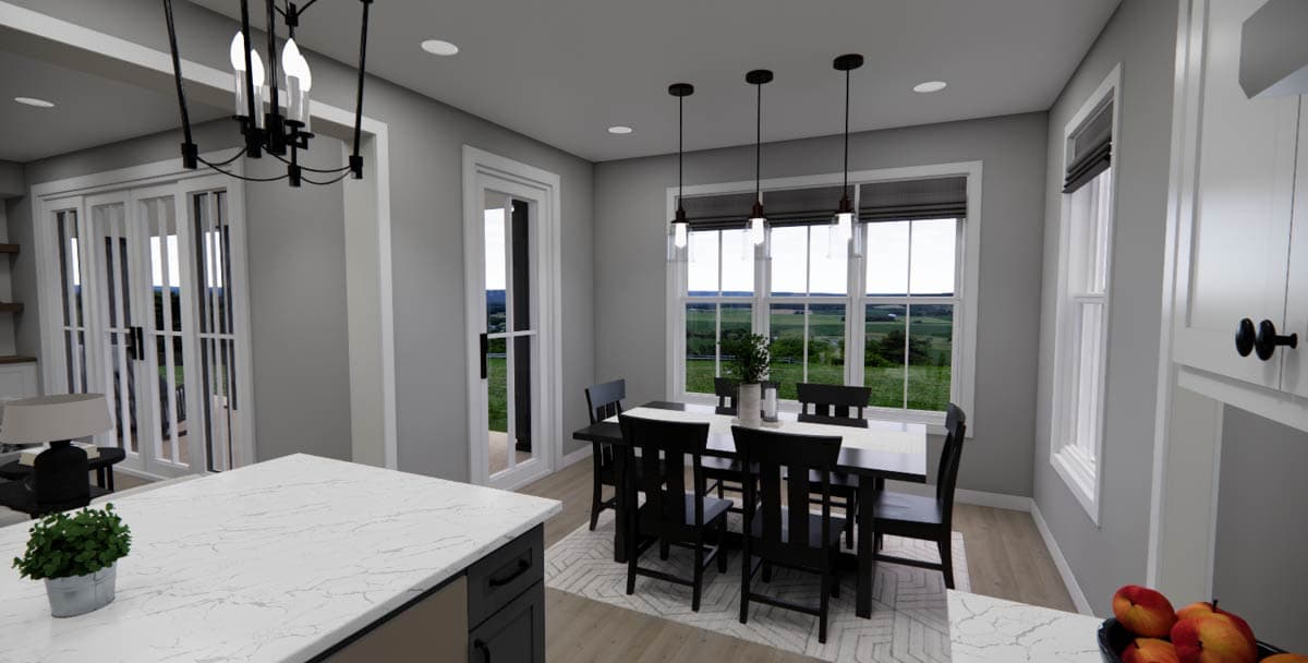 Plan 14848RK: 4-Bed New American House Plan with Jack and Jill Bathroom - 2588 Sq Ft - Image #12 - Country, Farmhouse, Modern Farmhouse, New American