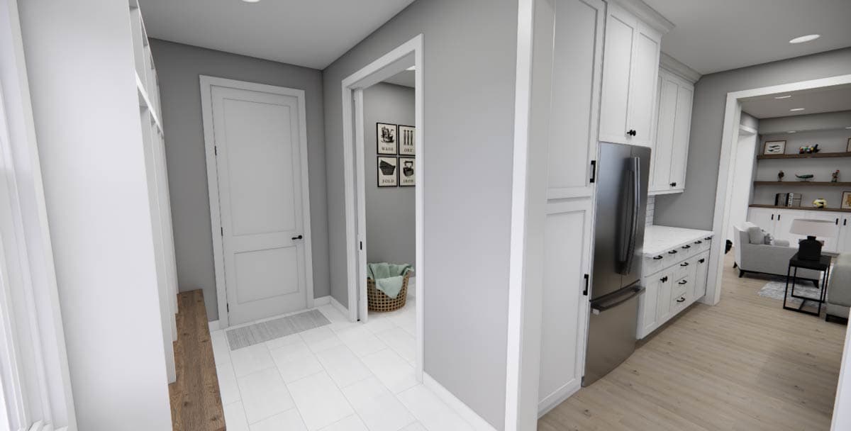 Plan 14848RK: 4-Bed New American House Plan with Jack and Jill Bathroom - 2588 Sq Ft - Image #17 - Country, Farmhouse, Modern Farmhouse, New American