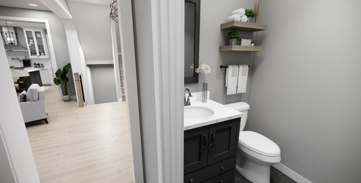 Plan 14848RK: 4-Bed New American House Plan with Jack and Jill Bathroom - 2588 Sq Ft - Image #21 - Country, Farmhouse, Modern Farmhouse, New American