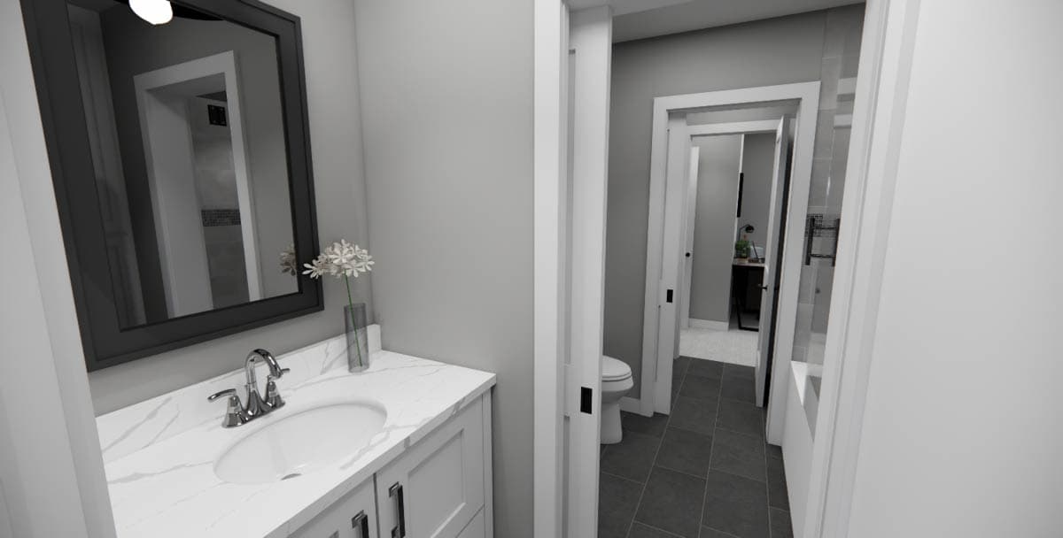 Plan 14848RK: 4-Bed New American House Plan with Jack and Jill Bathroom - 2588 Sq Ft - Image #35 - Country, Farmhouse, Modern Farmhouse, New American