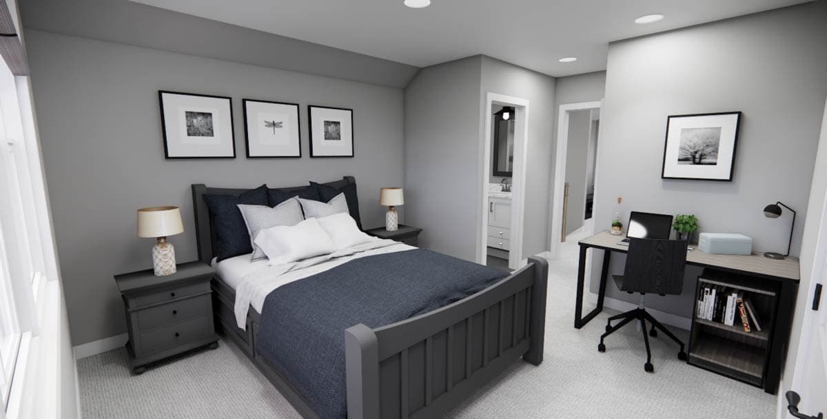 Plan 14848RK: 4-Bed New American House Plan with Jack and Jill Bathroom - 2588 Sq Ft - Image #39 - Country, Farmhouse, Modern Farmhouse, New American