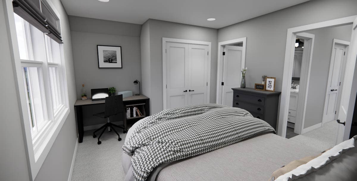 Plan 14848RK: 4-Bed New American House Plan with Jack and Jill Bathroom - 2588 Sq Ft - Image #42 - Country, Farmhouse, Modern Farmhouse, New American