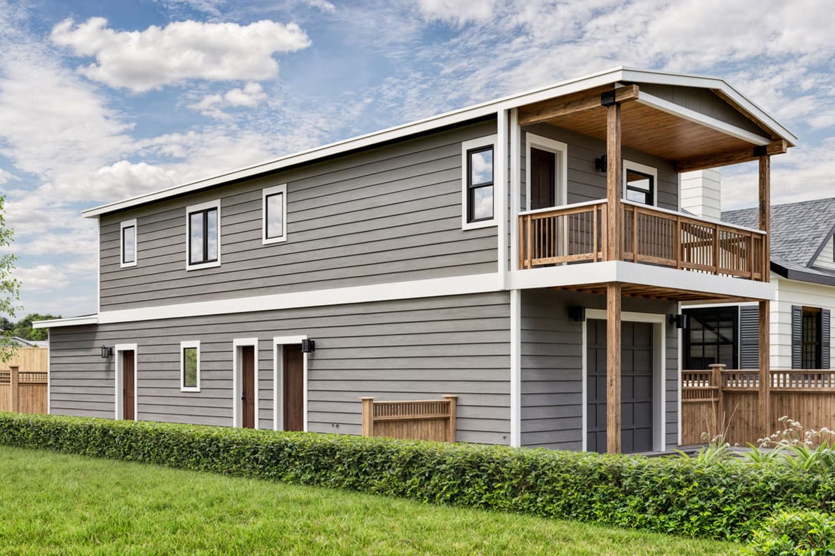 Plan 307722RAD: 3-Bed Narrow-Lot House Plan with Main Level Apartment - 1198 Sq Ft - Image #7 - Contemporary