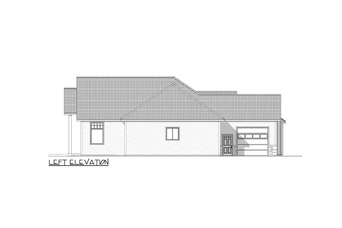 Plan 225011RBS: One-Story Craftsman House Plan with Finished Lower Level - 4534 Sq Ft - Image #27 - Craftsman, New American, Ranch
