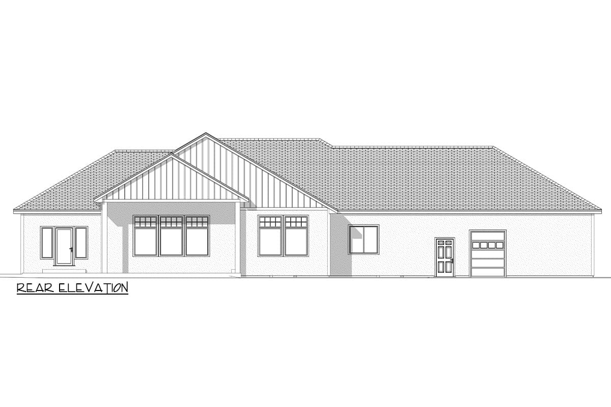 Plan 225011RBS: One-Story Craftsman House Plan with Finished Lower Level - 4534 Sq Ft - Image #28 - Craftsman, New American, Ranch