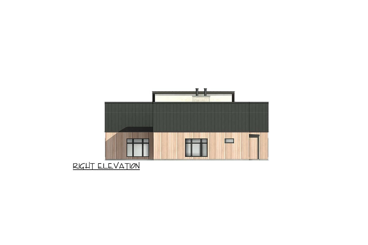 Plan 818133JSS: 4-Bed Contemporary House Plan with Game Room or Loft - 4241 Sq Ft - Image #11 - Contemporary, Modern, Scandinavian