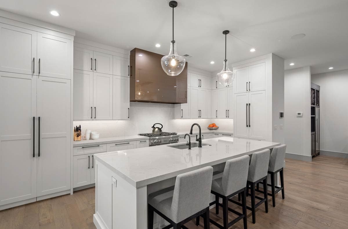 Plan 33265ZR: 3-Bed Modern Mountain Ranch House Plan with Outdoor Kitchen and Outdoor Fireplace - 3062 Sq Ft - Image #7 - Modern, Mountain, Prairie, Ranch