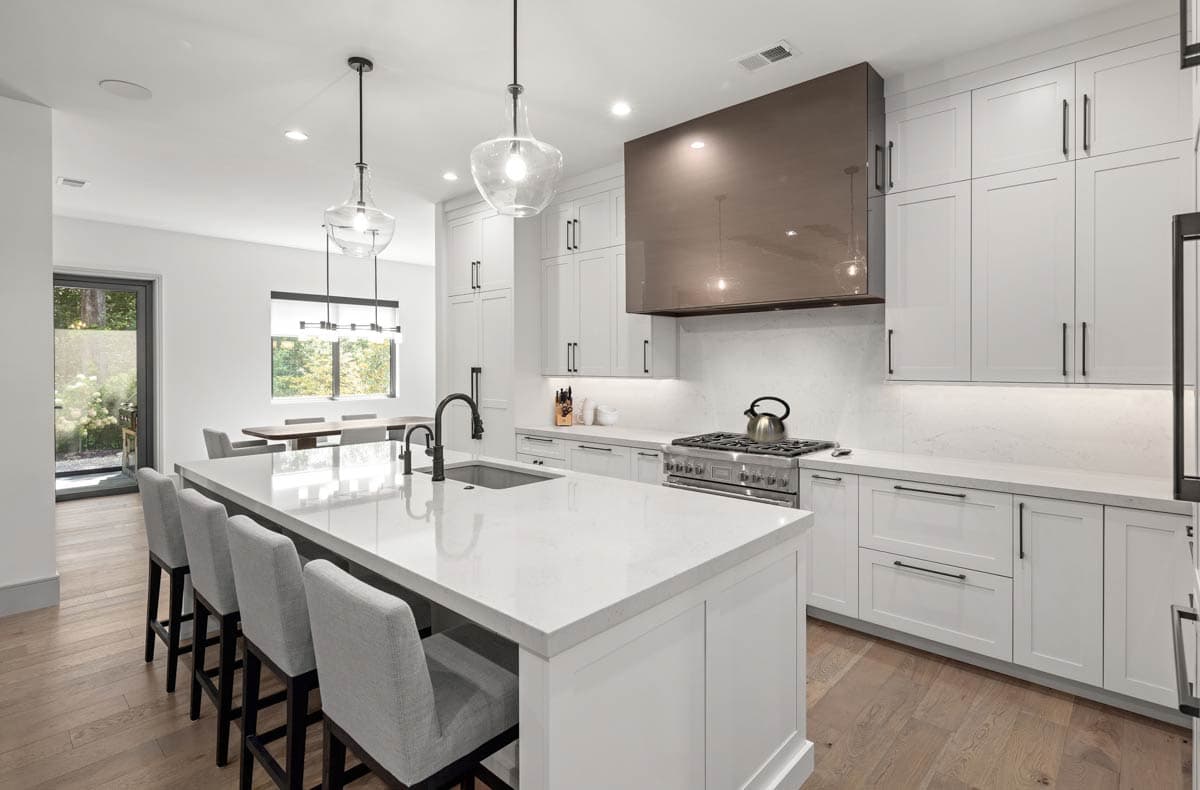 Plan 33265ZR: 3-Bed Modern Mountain Ranch House Plan with Outdoor Kitchen and Outdoor Fireplace - 3062 Sq Ft - Image #8 - Modern, Mountain, Prairie, Ranch