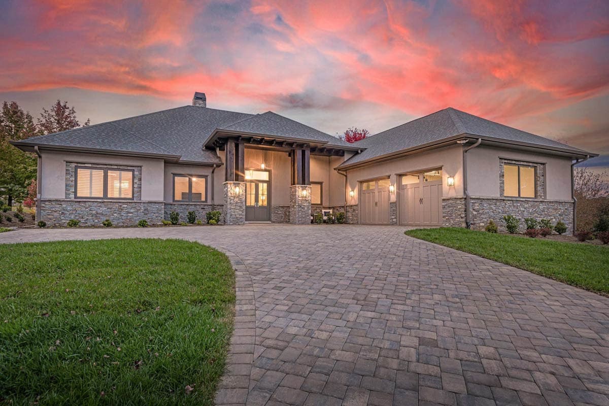 Plan 33266ZR: 4-Bed Modern Mountain House Plan with Study and Bonus Room - 3892 Sq Ft - Image #4 - Hill Country, Modern, Mountain, Ranch, Transitional