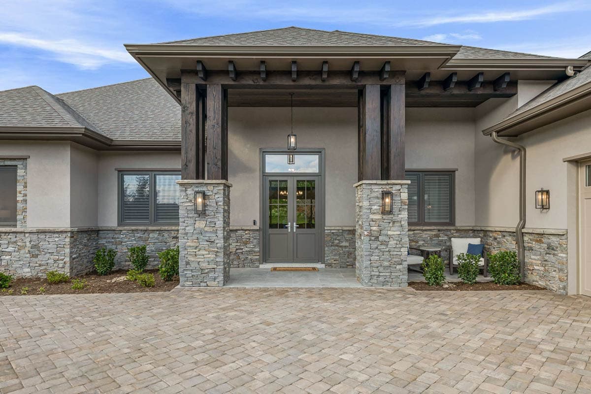 Plan 33266ZR: 4-Bed Modern Mountain House Plan with Study and Bonus Room - 3892 Sq Ft - Image #5 - Hill Country, Modern, Mountain, Ranch, Transitional