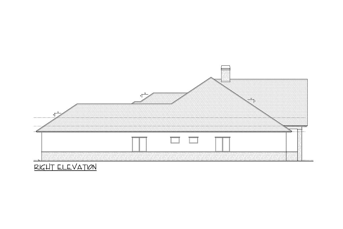 Plan 33266ZR: 4-Bed Modern Mountain House Plan with Study and Bonus Room - 3892 Sq Ft - Image #30 - Hill Country, Modern, Mountain, Ranch, Transitional