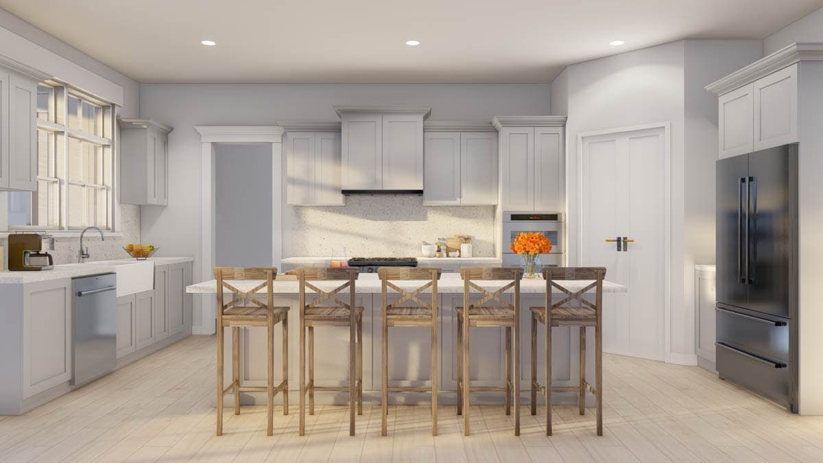 Plan 70896MK: Two-Story Modern Farmhouse Plan with Bonus Room Above Garage - 2972 Sq Ft - Image #10 - Country, Modern Farmhouse, New American