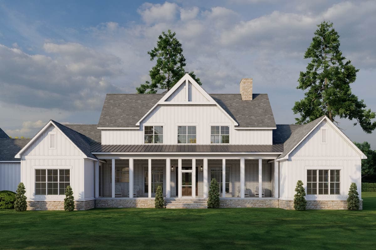 Plan 70896MK: Two-Story Modern Farmhouse Plan with Bonus Room Above Garage - 2972 Sq Ft - Image #14 - Country, Modern Farmhouse, New American