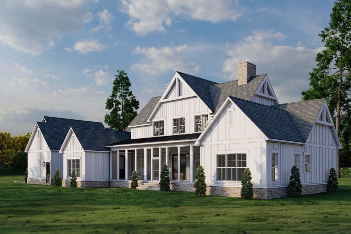 Plan 70896MK: Two-Story Modern Farmhouse Plan with Bonus Room Above Garage - 2972 Sq Ft - Image #15 - Country, Modern Farmhouse, New American