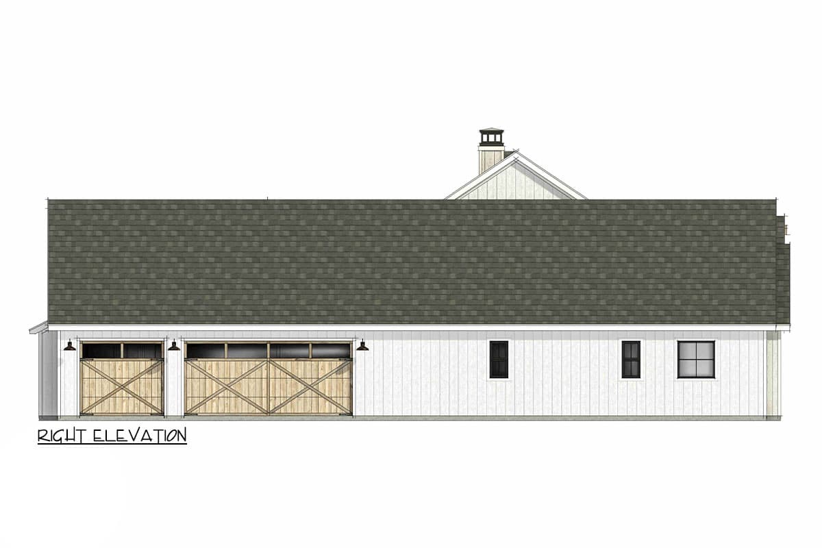 Plan 818136JSS: 4-Bed Modern Farmhouse Plan with Unfinished Bonus Room - 3000 Sq Ft - Image #8 - Craftsman, Farmhouse, Modern Farmhouse